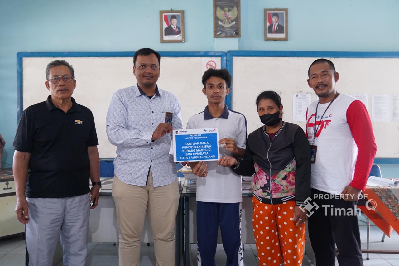 Aldo Dapat Beasiswa dari PT Timah