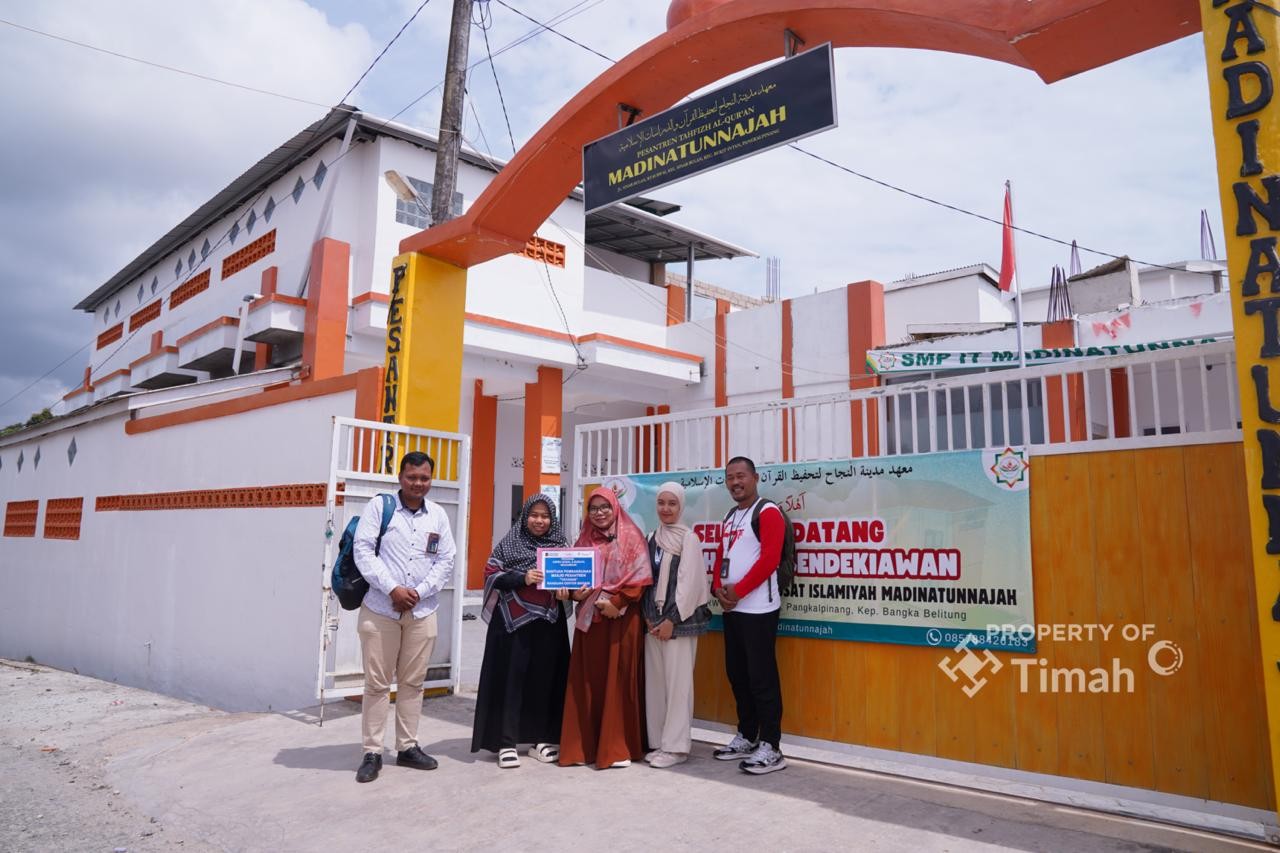 PT Timah Bantu Pembangunan Masjid Pesantren Tahfizh Al Quran Madinatunnajah