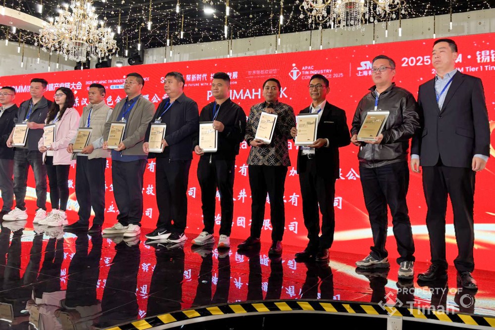 PT Timah Dapat Penghargaan di China