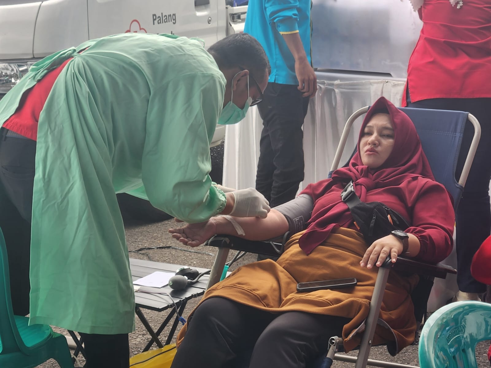 Momen Sumpah Pemuda, KNPI Bangka Gelar Donor Darah di Kantor Bupati