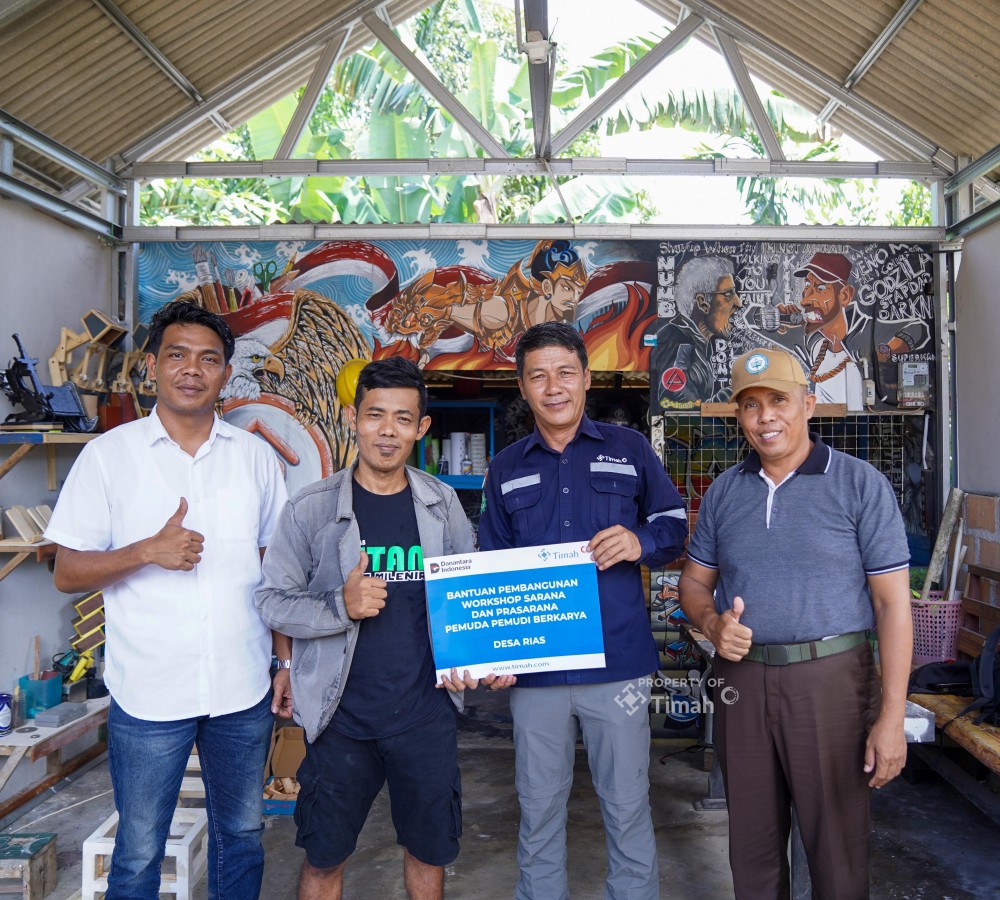 PT Timah Bantu Bangun Galeri dan Workshop Komunitas Home Creative Pepaya