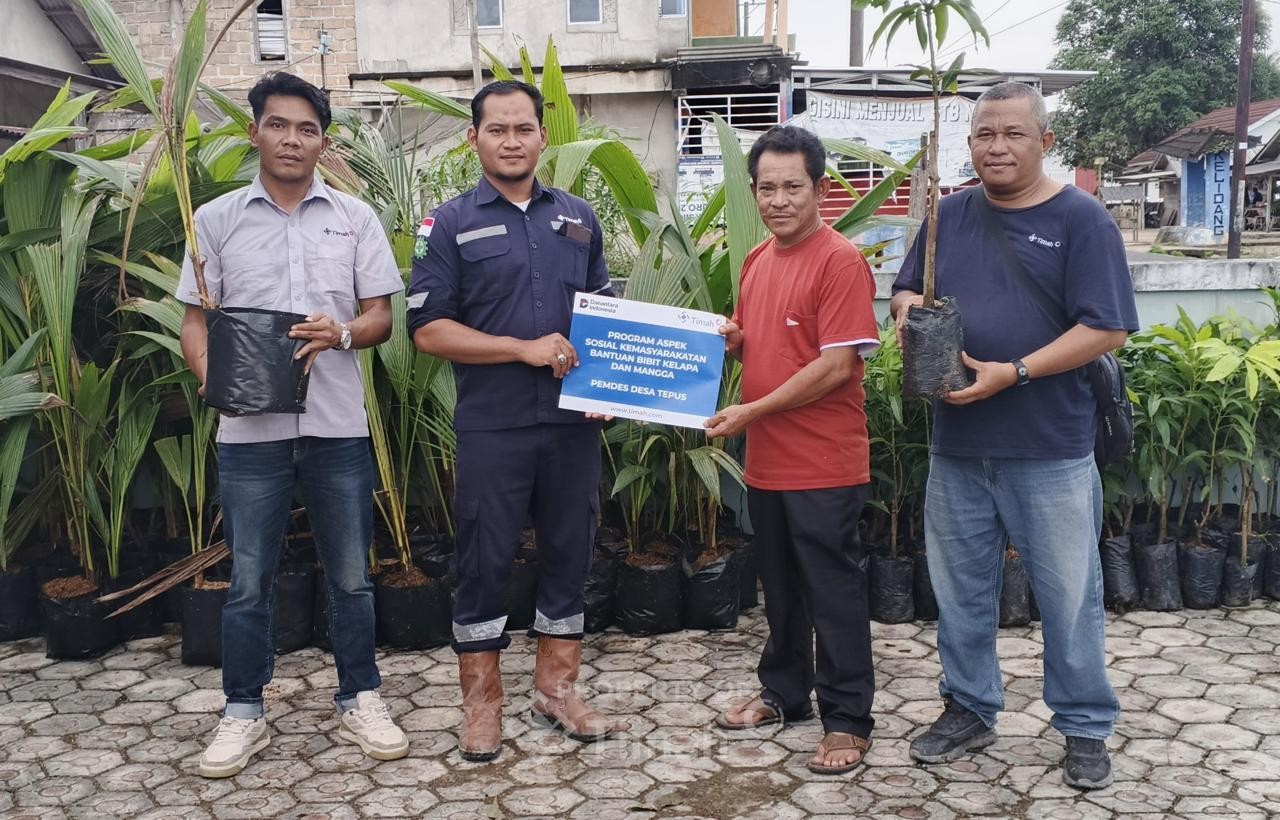 PT Timah Bantu Pemdes Tepus jadi Sentra Perkebunan