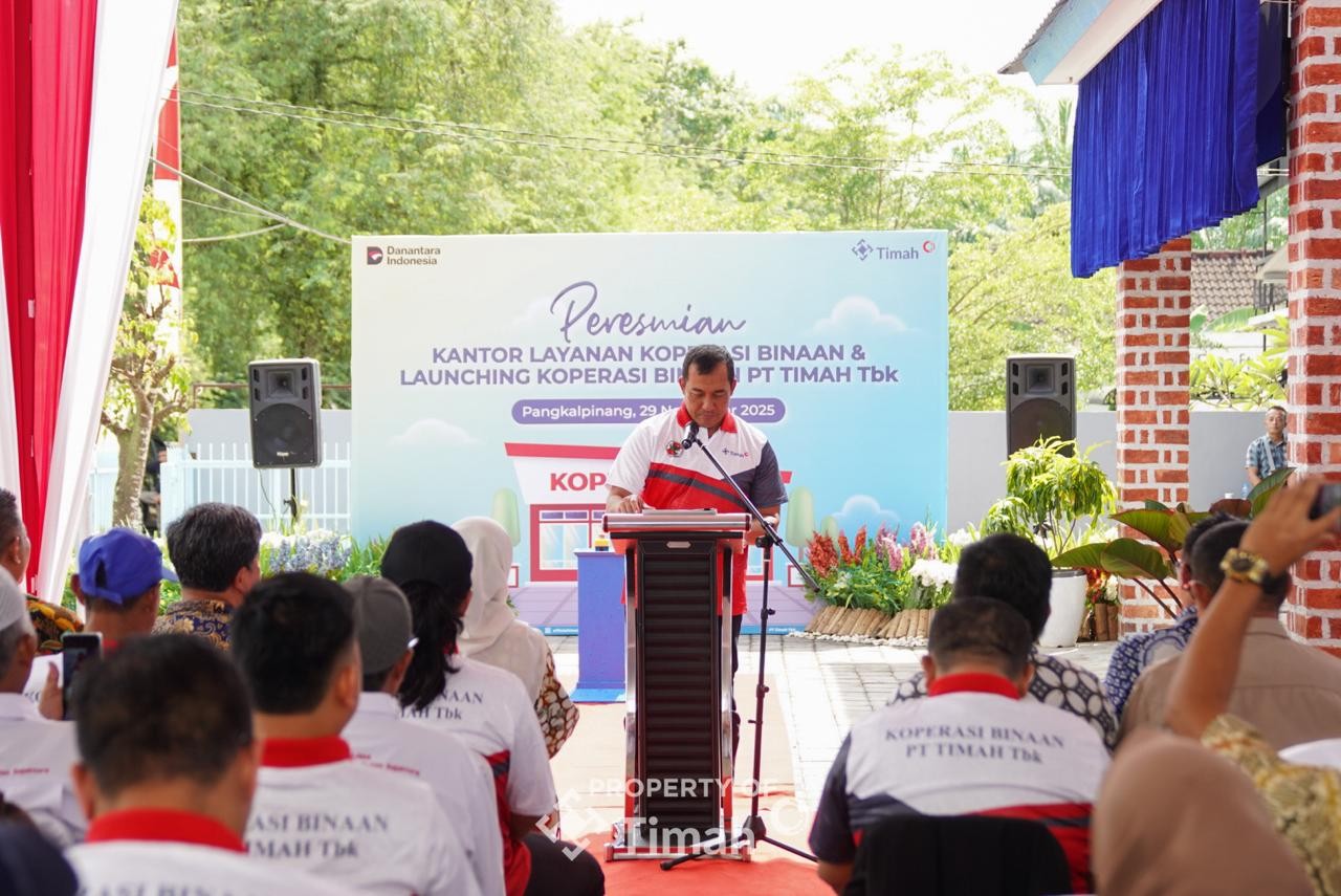 Kantor Layanan Koperasi Binaan PT Timah Siap Beroperasi