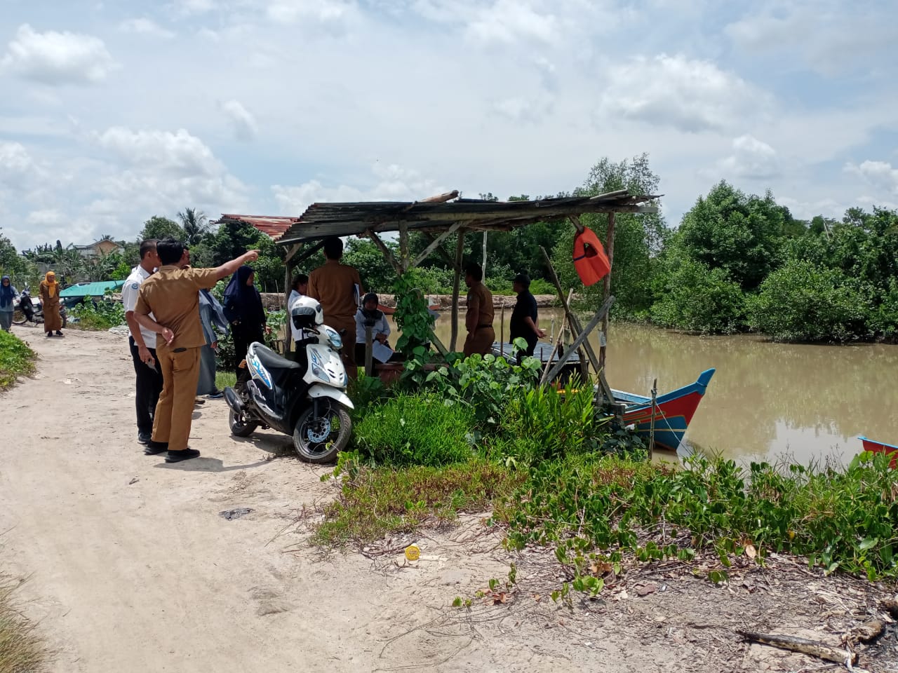 Perwakilan Pusat Tinjau Kampung Nelayan Merah Putih di Bangka Tengah