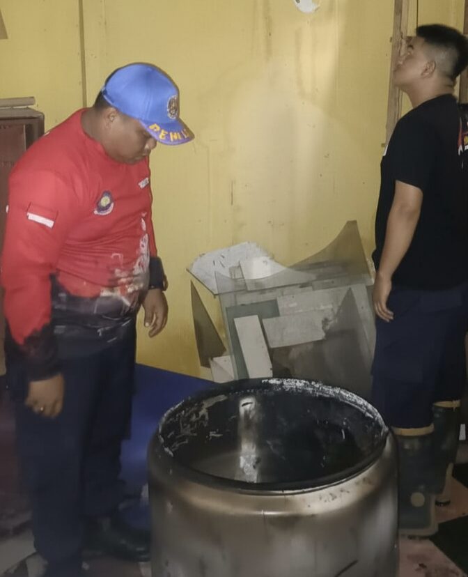 Laundry di Cokroaminoto Sungailiat Terbakar, Rugi Rp10 Juta