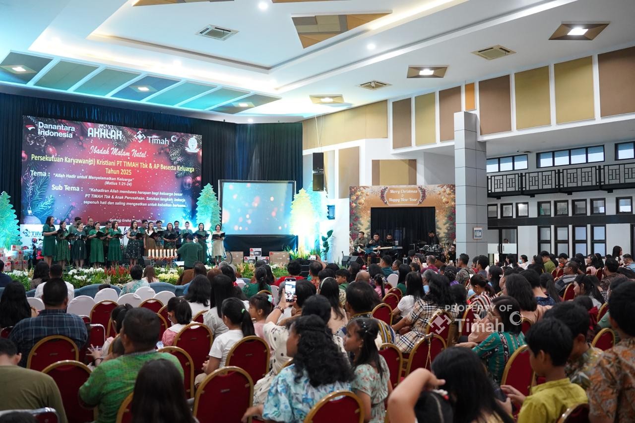 Rayakan Natal Oikumene, PT Timah Salurkan Bantuan ke Sejumlah Gereja