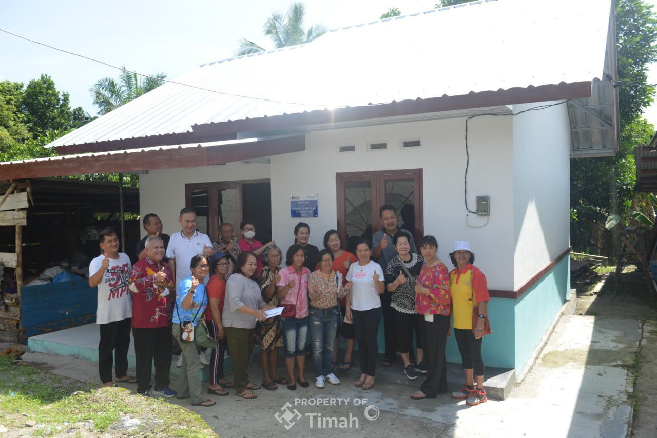PT Timah Bangun 11 Rumah Layak Huni