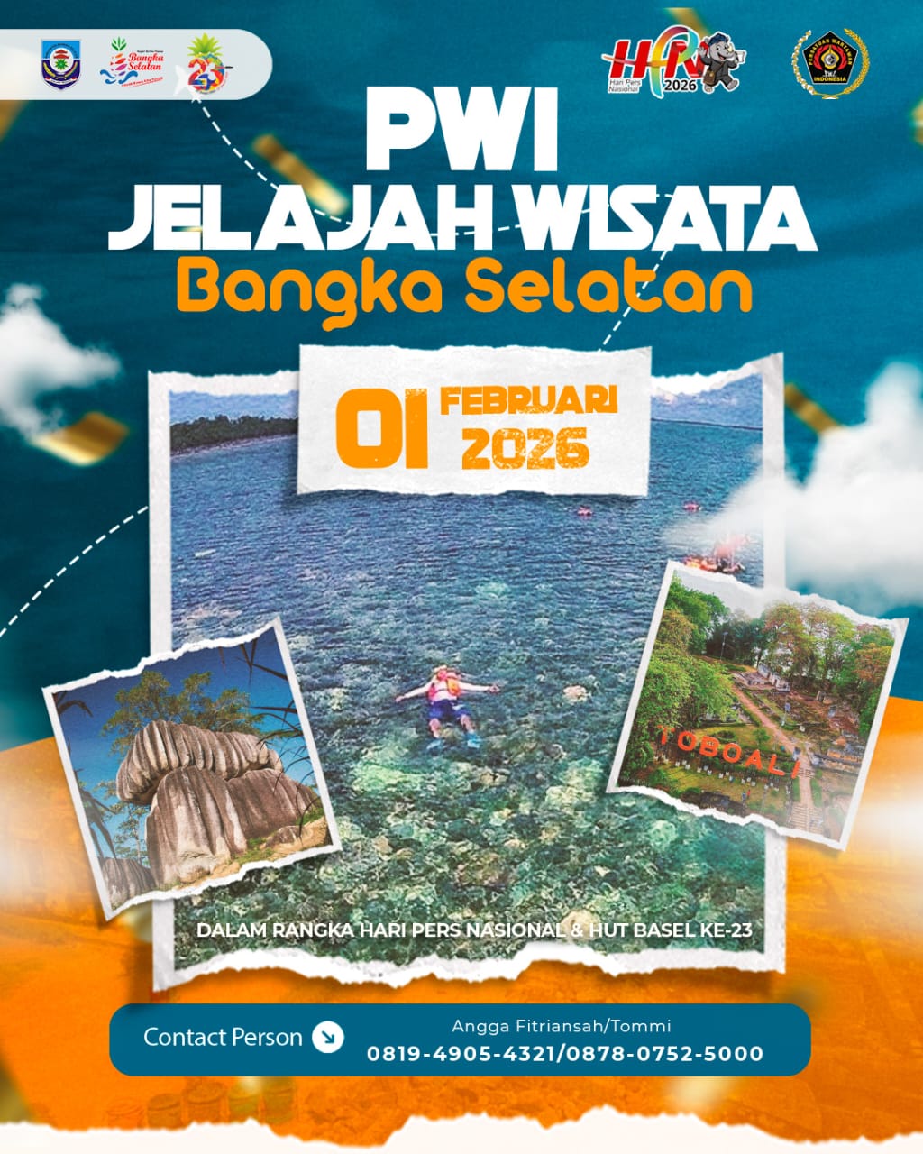 PWI Jelajah Wisata Bangka Selatan, Kenalkan Kekayaan Sejarah ke Wartawan