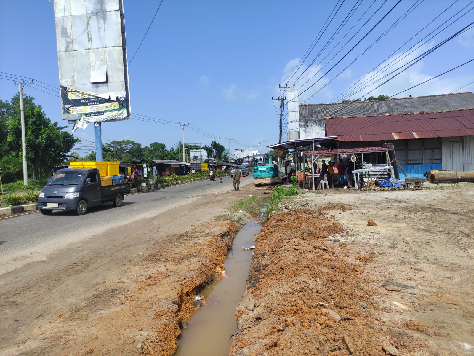 Berkat Banjir, Saluran Air di Jalan Berok-Koba Direvitalisasi