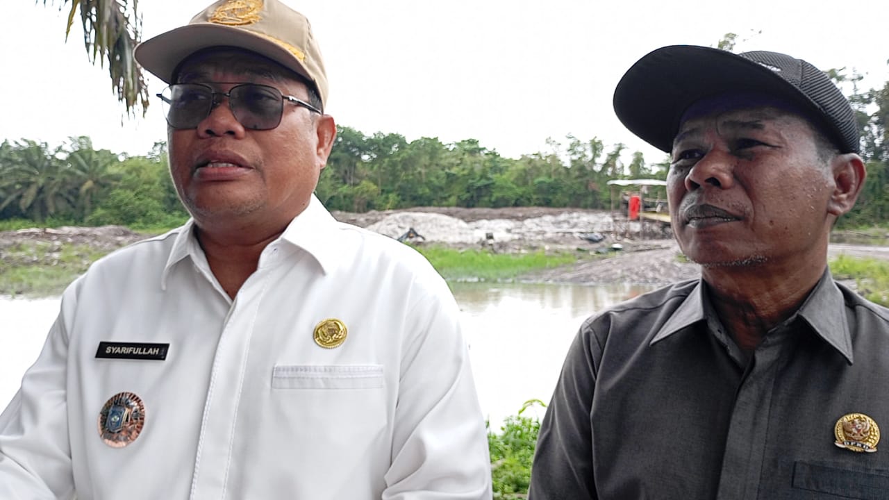 Tak Sesuai Perjanjian, Tambang di Komplek Perkantoran Bangka Tengah Merusak Jalan dan Irigasi