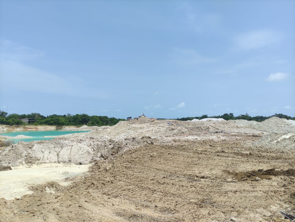 Polres Bangka Tengah Tangkap Penambang Timah di Komplek Perkantoran