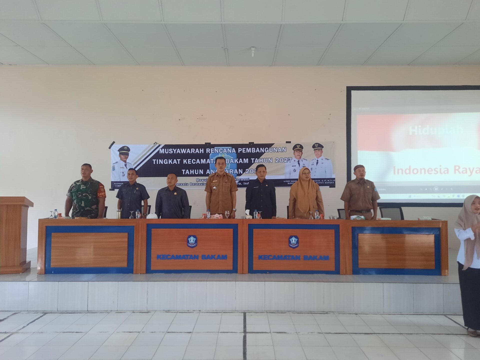 Tiga Fraksi Hadiri Musrenbang Kecamatan Bakam, Ridwan : Semoga Pembangunan Terealisasi