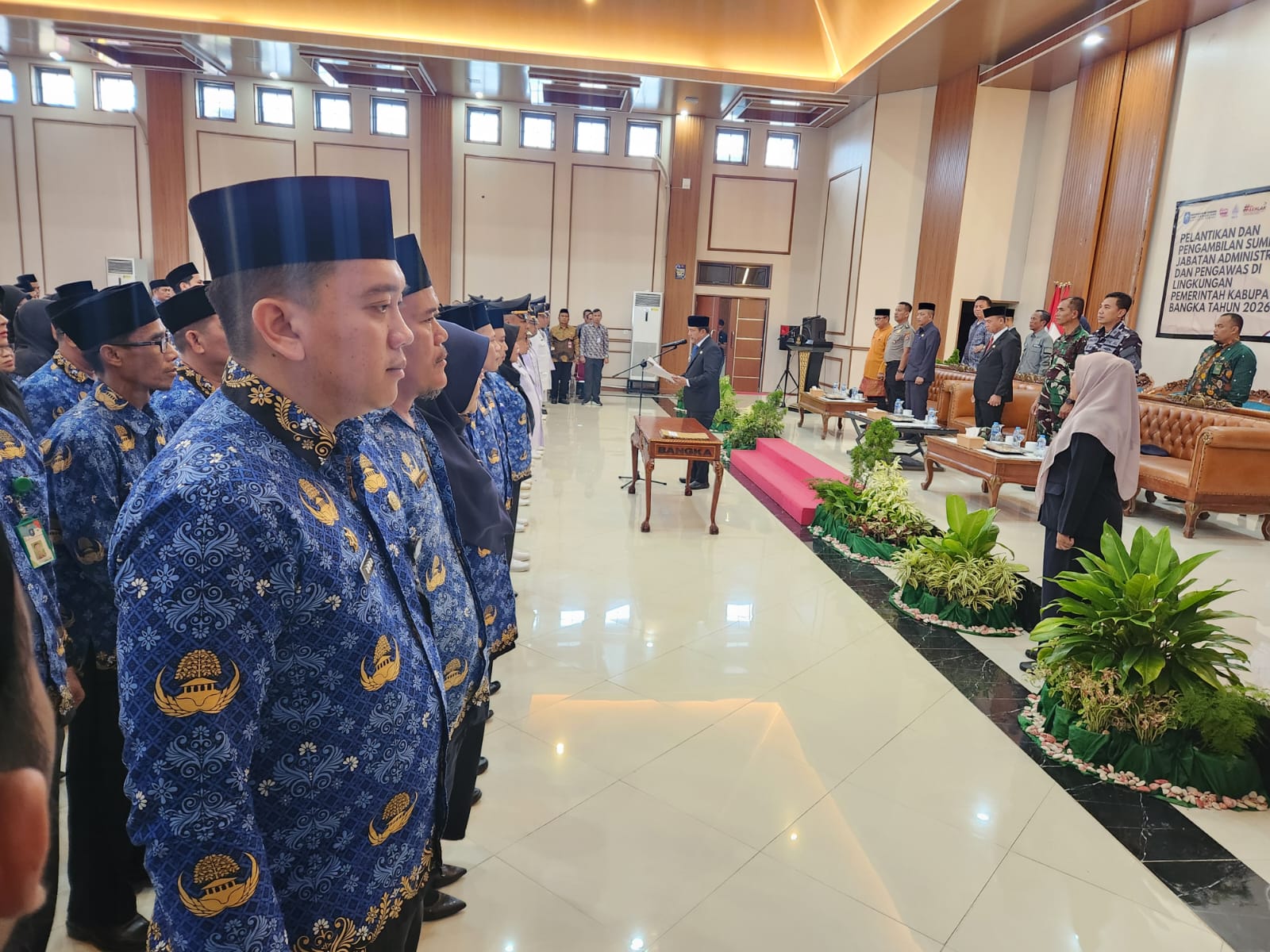 Seluruh Camat dan 15 Lurah Diganti, Bupati Bangka: Bukan Dibuang