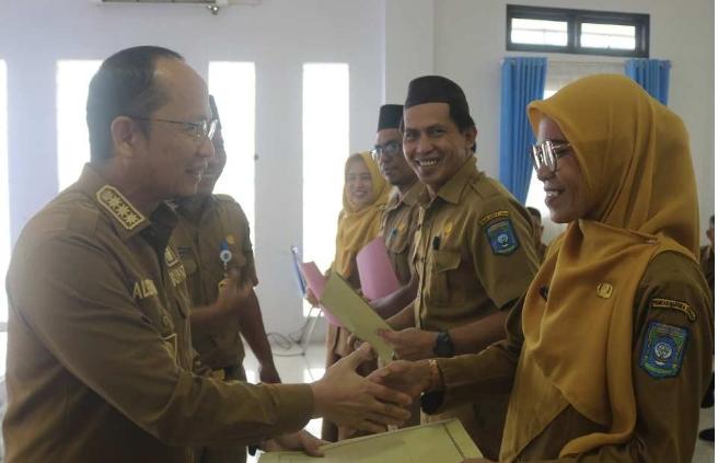 29 SD dan SMP di Bangka Tengah Miliki Kepala Sekolah Baru