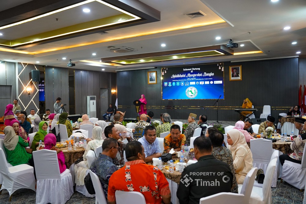 PT Timah Berpartisipasi dalam Halalbihalal Musyawarah Masyarakat Bangka Belitung di Jakarta