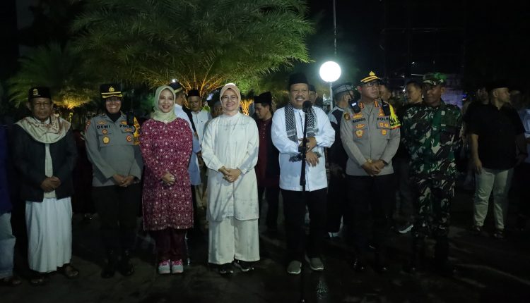 Pawai Obor Eklektrik Ramaikan Takbiran di Kota Pangkalpinang