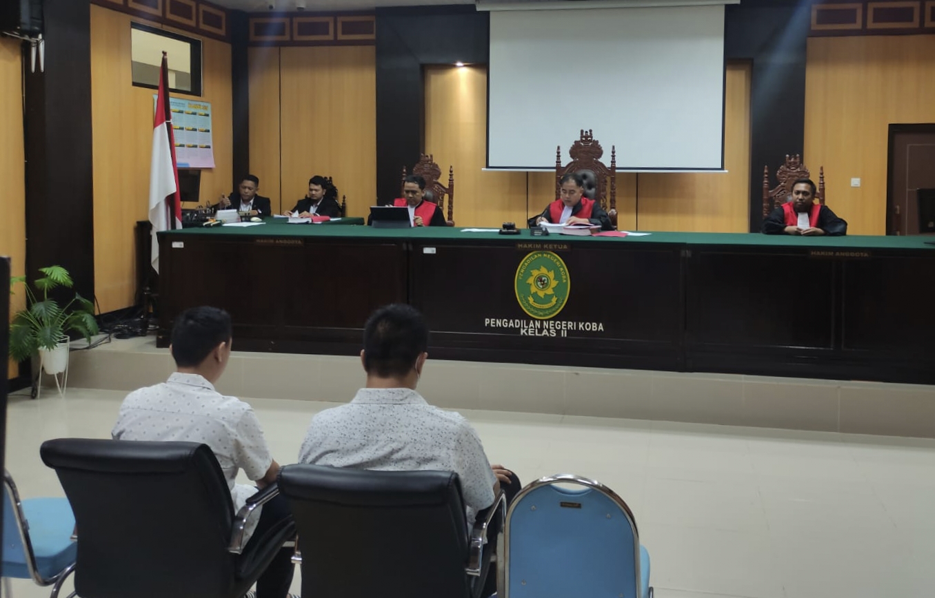 Acing dan Frans Terbukti Menambang Timah Ilegal dengan Dalih Reklamasi