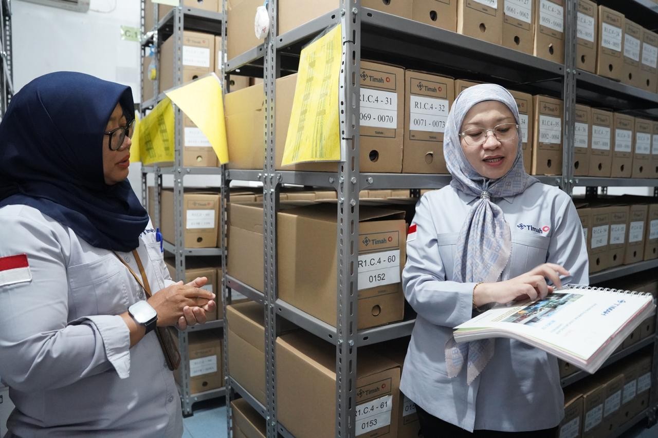 PT Timah Perkuat Arsip Digital, Raih Pengakuan Nasional hingga Jadi Rujukan BUMN