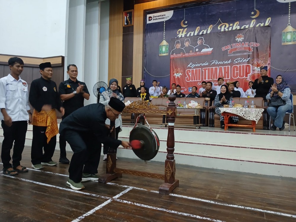 PT Timah Hidupkan Semangat Atlet Muda Babel Lewat Kejurda Pencak Silat SMI Timah Cup 2026