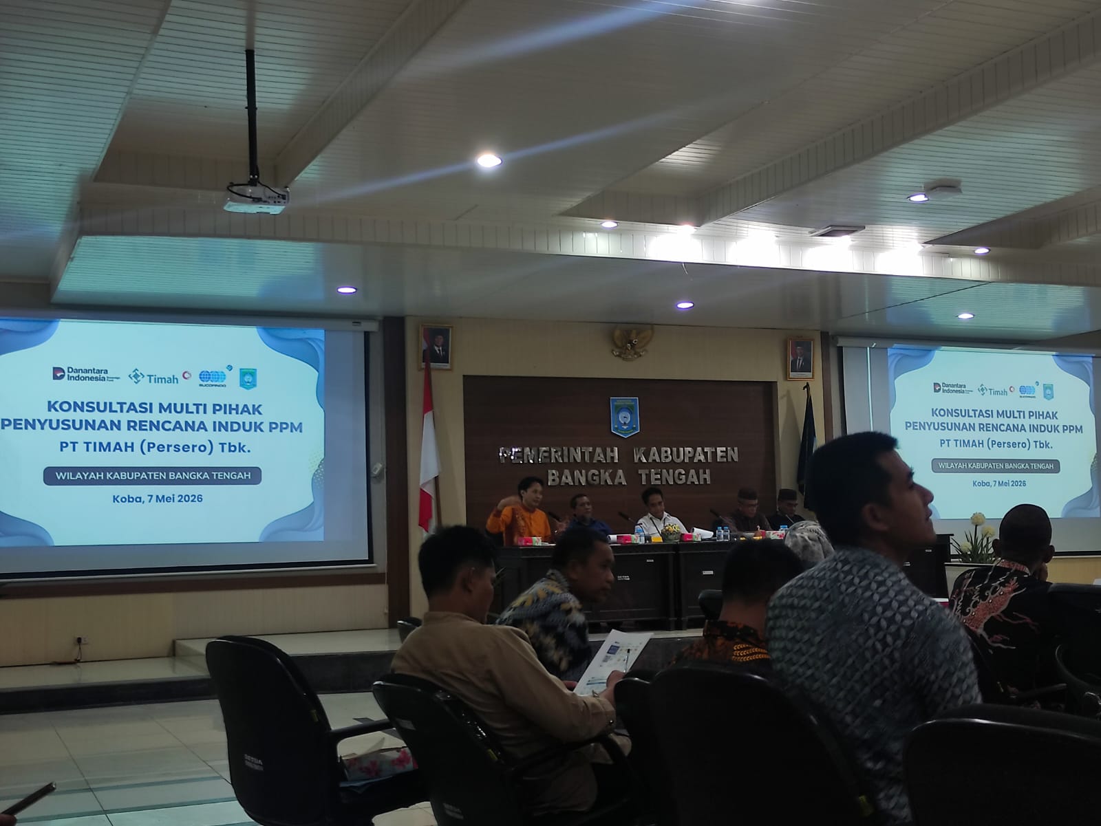PT Timah dan Pemkab Bangka Tengah Sinkronkan RIPPM dengan RPJMD