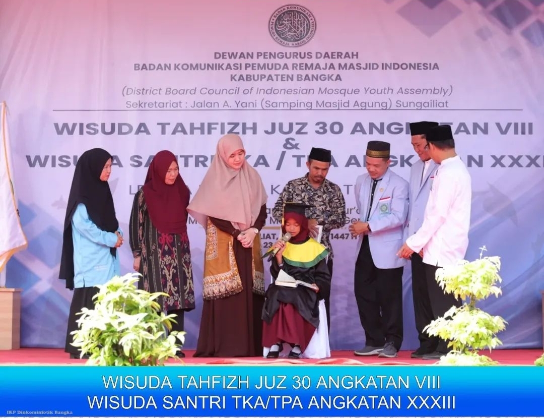 BKPRMI Bangka Kembali Wisudakan Ribuan Santri dan Santriwati