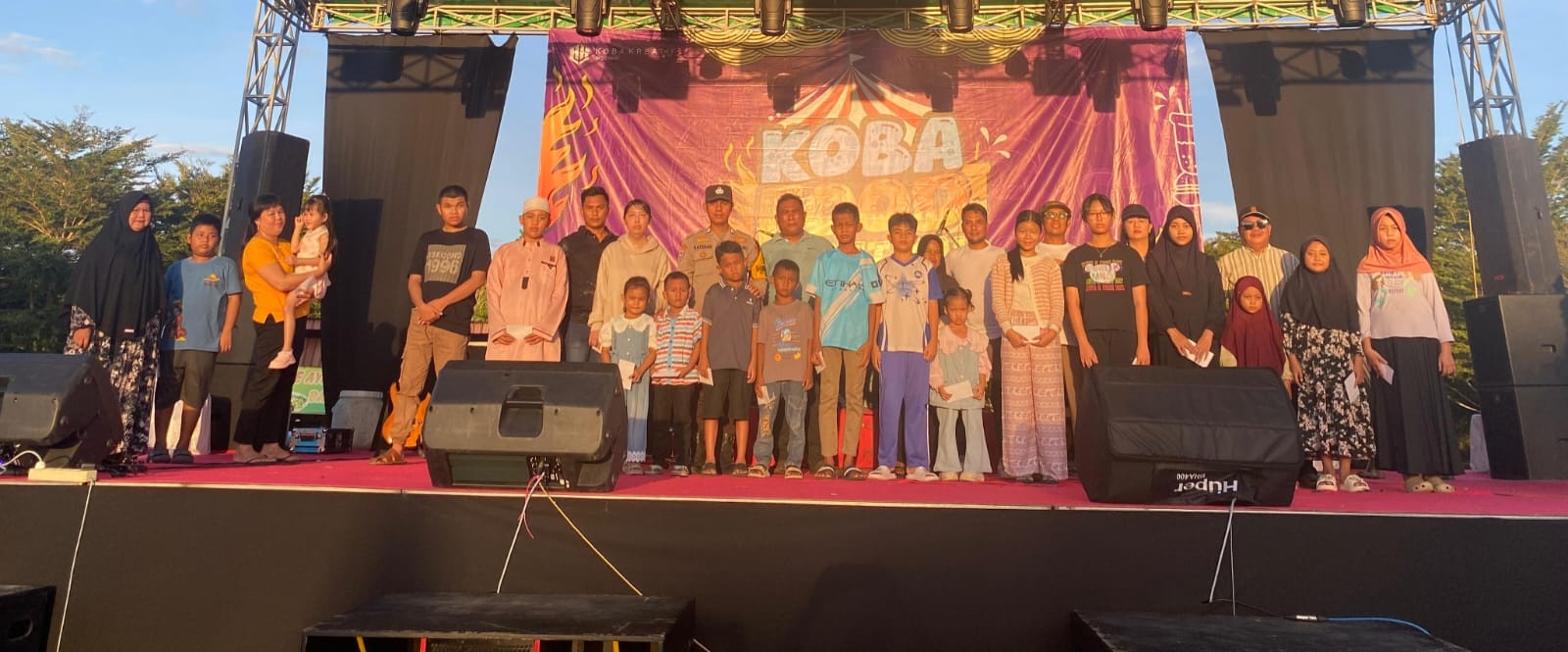 Koba Food Festival Vol 2 Tak Sekadar Pesta Kuliner, 20 Anak Yatim Terima Santunan Penuh Haru