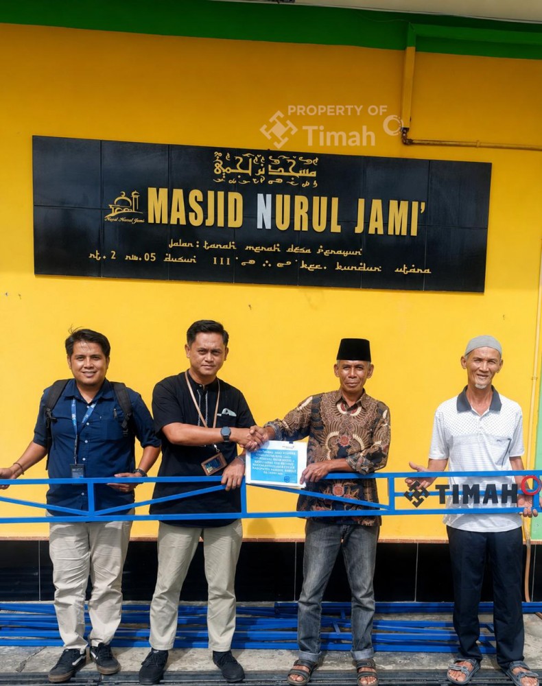 Selama Ini Hanya Pakai Terpal, Kini Warga Perayun Miliki Tenda Pemakaman Berkat PT Timah