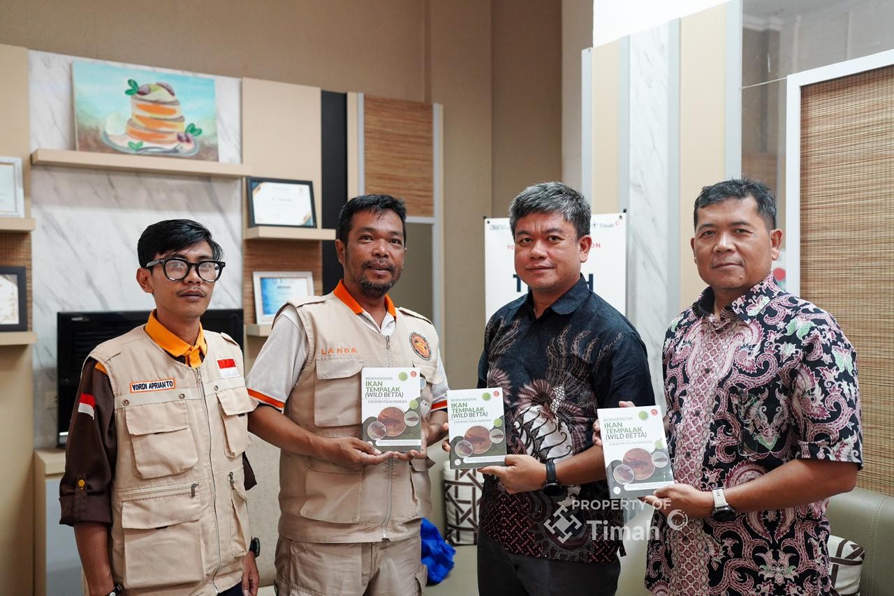 PT Timah Dukung Terbitnya Buku Ikan Tempalak Endemik Bangka, Perkuat Upaya Konservasi Spesies Terancam Punah