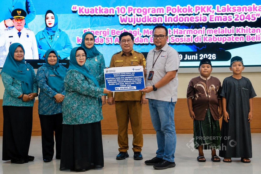 Puluhan Anak Ikut Khitanan Massal, Kolaborasi PT Timah dan PKK Ringankan Beban Keluarga di Belitung Timur