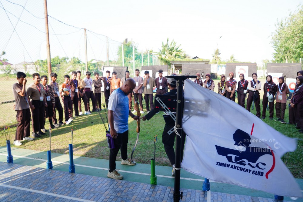 Jelang Jambore Nasional 2026, Kontingen Pramuka Pangkalpinang Digembleng Panahan di PT Timah