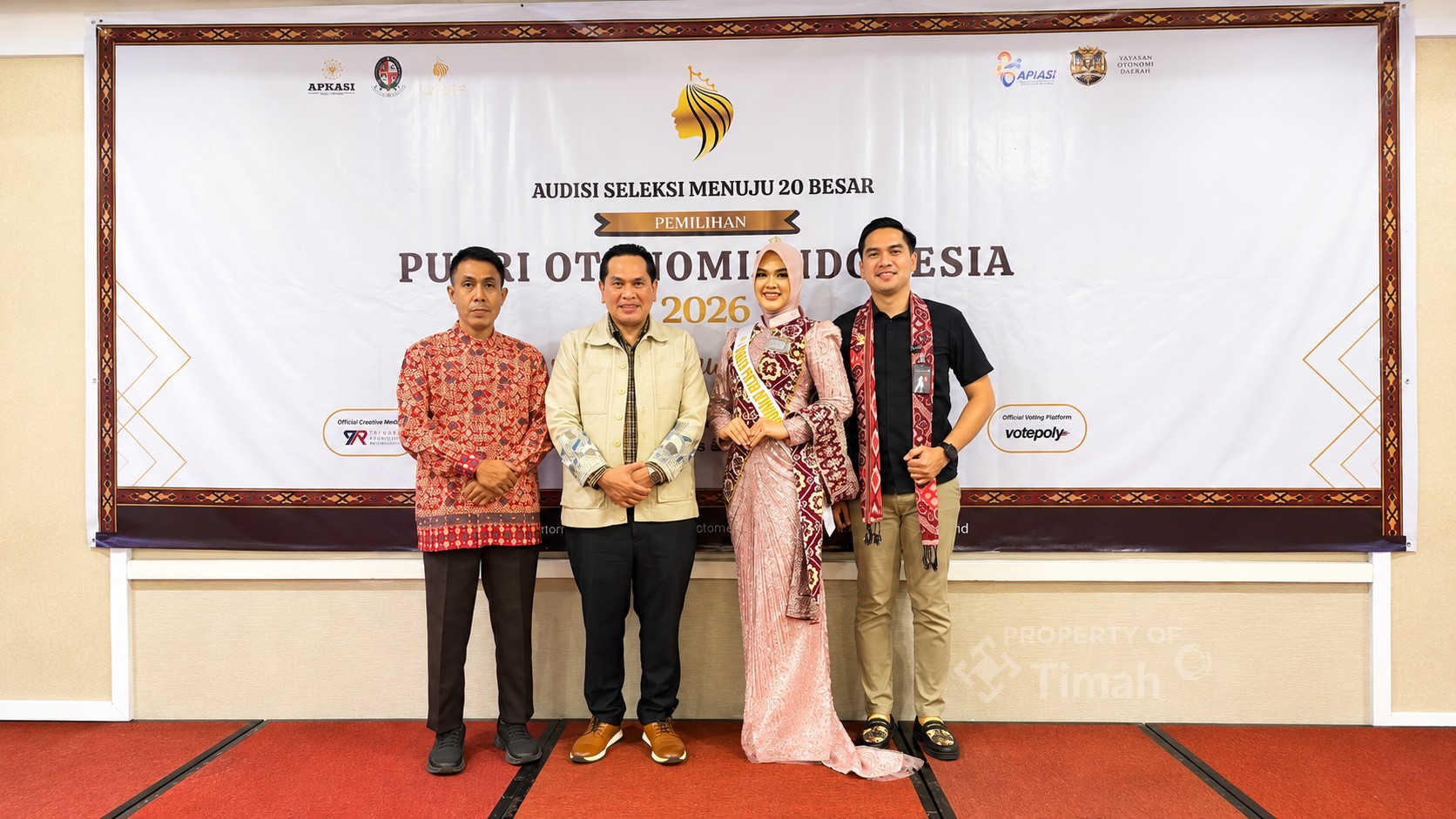 Berkat Dukungan PT Timah, Putri Bangka Barat Raih Gelar Duta Wastra Nusantara 2026
