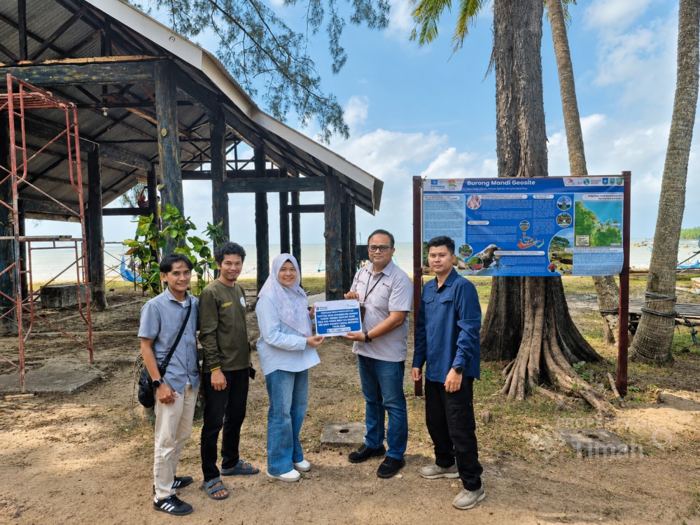 Jelang Revalidasi UNESCO, Display Perahu Kater di Geosite Burung Mandi Direvitalisasi