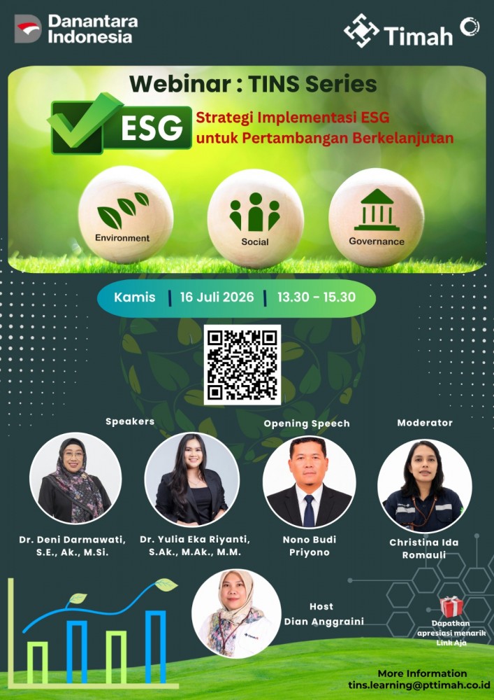 ESG Jadi Senjata Baru Industri Tambang, PT Timah Tingkatkan Kompetensi Karyawan