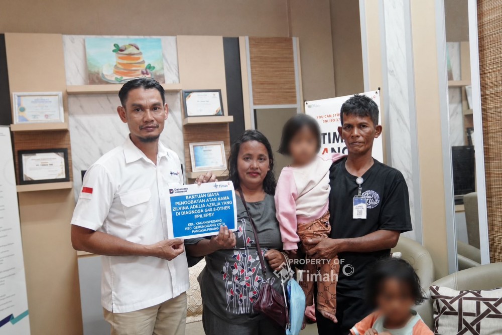 Zilvina, Balita 3 Tahun dari Pangkalpinang, Berjuang Jalani Pengobatan Epilepsi ke Palembang