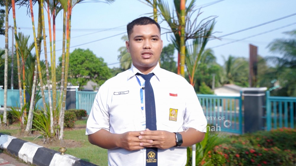 Dari Berjualan Ikan Keliling, Aikal Kejar Mimpi Lewat Beasiswa PT Timah