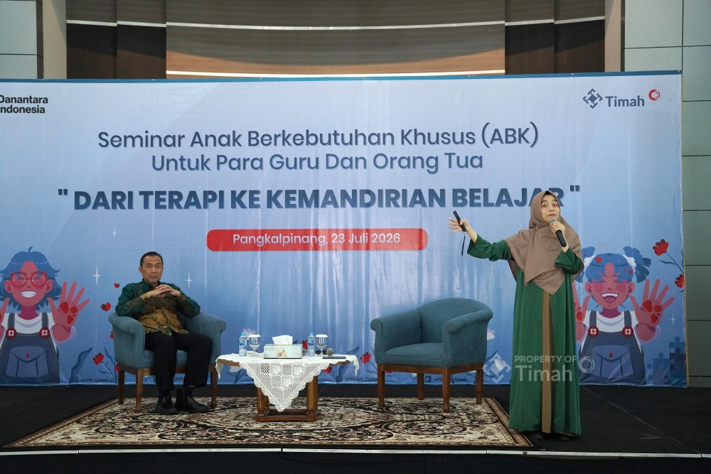 Peringati Hari Anak Nasional, PT Timah Gelar Seminar ABK dan Beri Terapi Gratis untuk 10 Anak