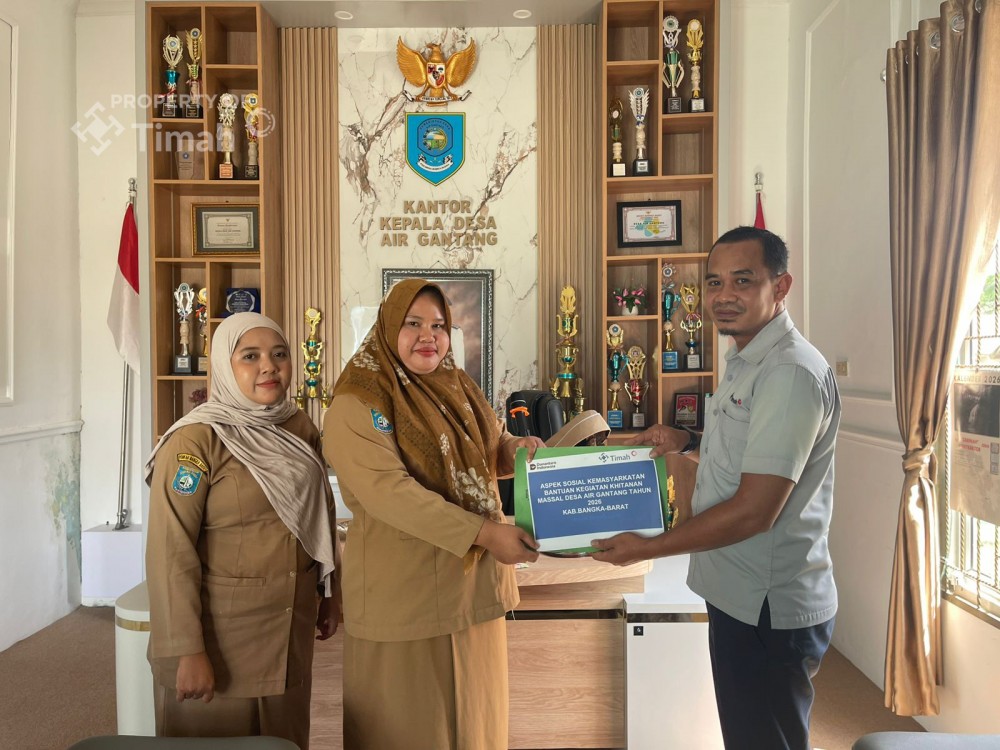 PT Timah Dukung Khitanan Massal 30 Anak di Desa Air Gantang