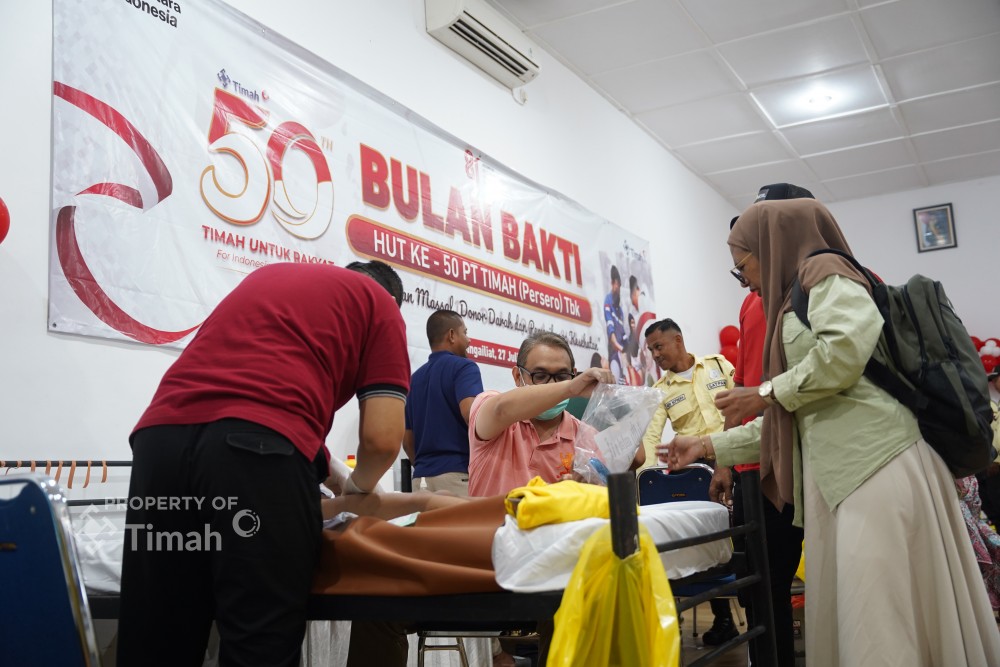 Bulan Bakti HUT ke-50 PT Timah Dimulai, Ratusan Warga Terima Layanan Kesehatan