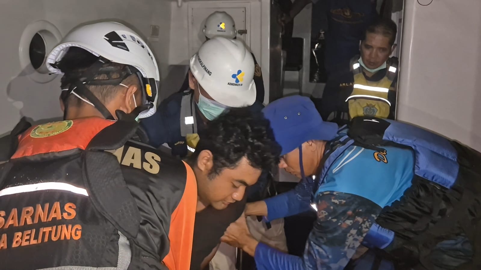 Kapal Tertahan Air Surut, Nyawa ABK Diselamatkan Lewat Operasi Medevac Tim SAR