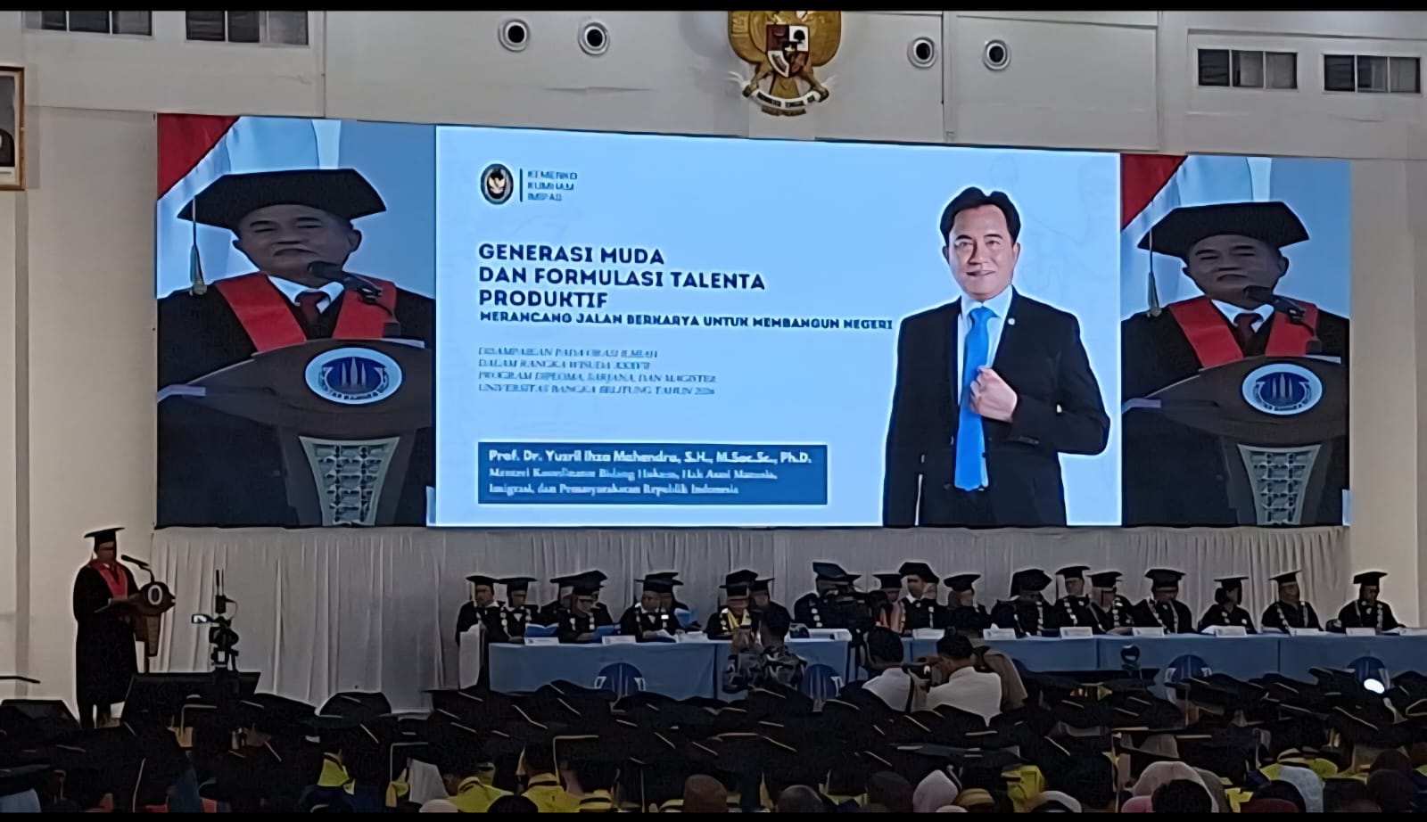 Wisuda ke-37 UBB, Rektor Tantang Lulusan Tak Sekadar Cari Kerja, Tapi Ciptakan Dampak bagi Masyarakat
