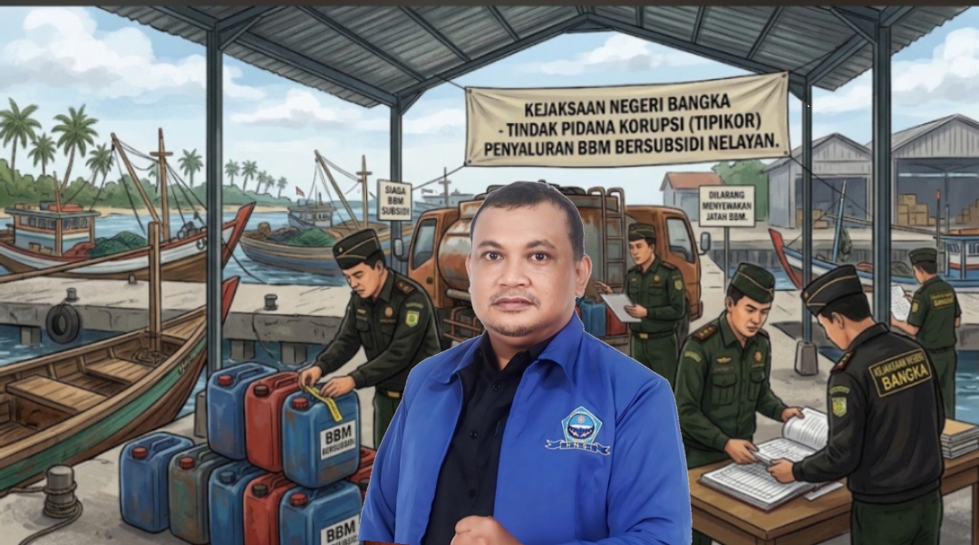 DPC HNSI Bangka Minta Kejari Usut, Kasus Penyelewengan BBM Bersubsidi Nelayan Hingga Penampungnya