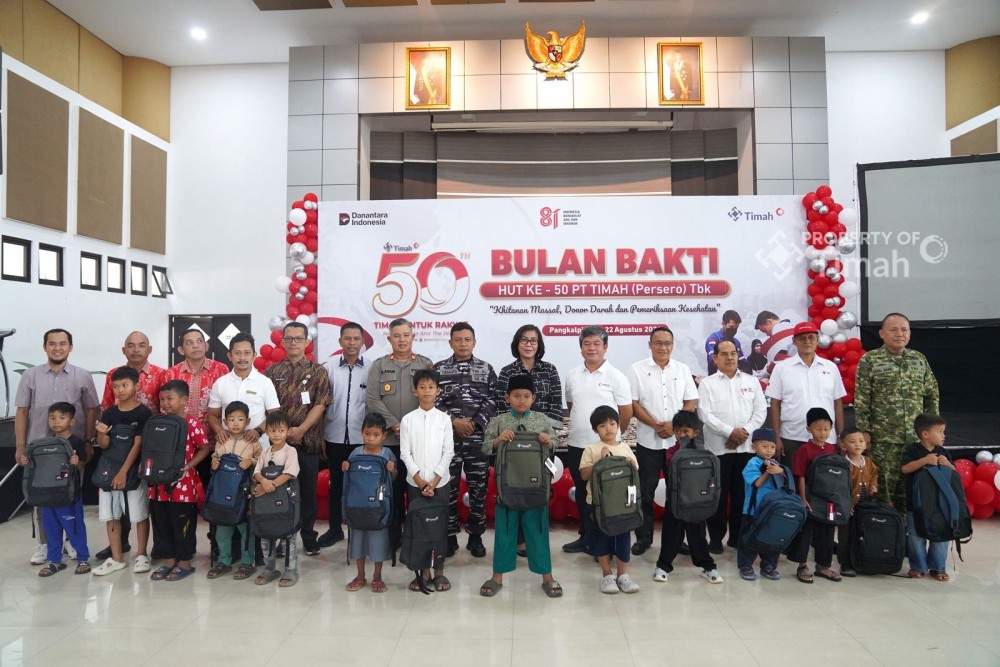 151 Anak Dikhitan, 235 Kantong Darah Terkumpul di Bulan Bakti HUT ke-50 PT Timah