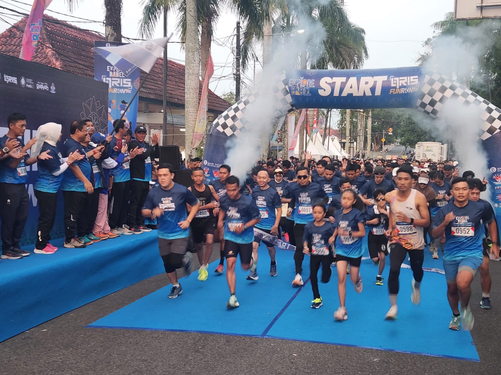 Lebih dari 1.000 Pelari Ramaikan QRIS Fun Run 5K BI Babel