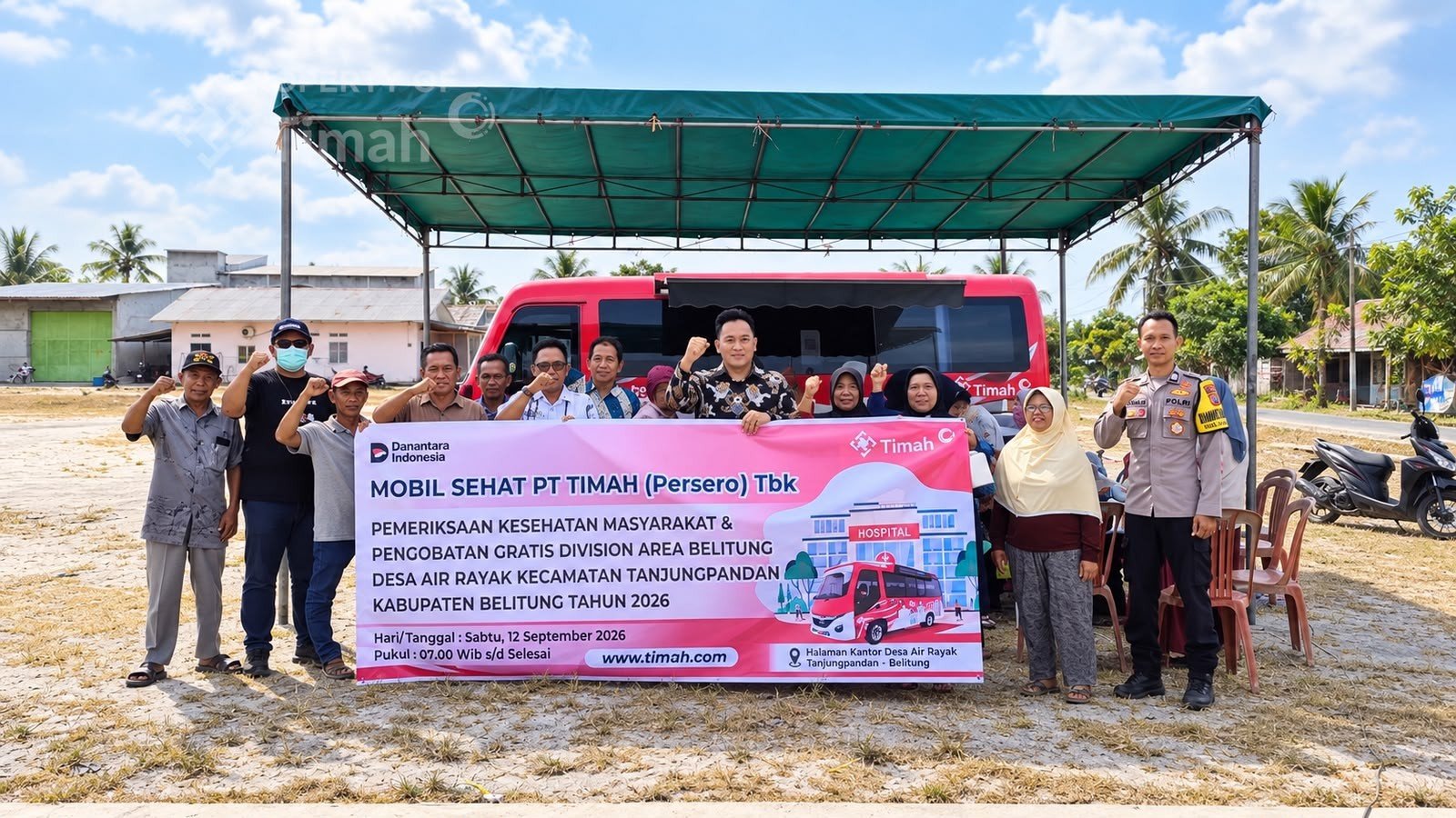 Tak Perlu Jauh ke Puskesmas, Warga Air Rayak Nikmati Layanan Kesehatan Gratis