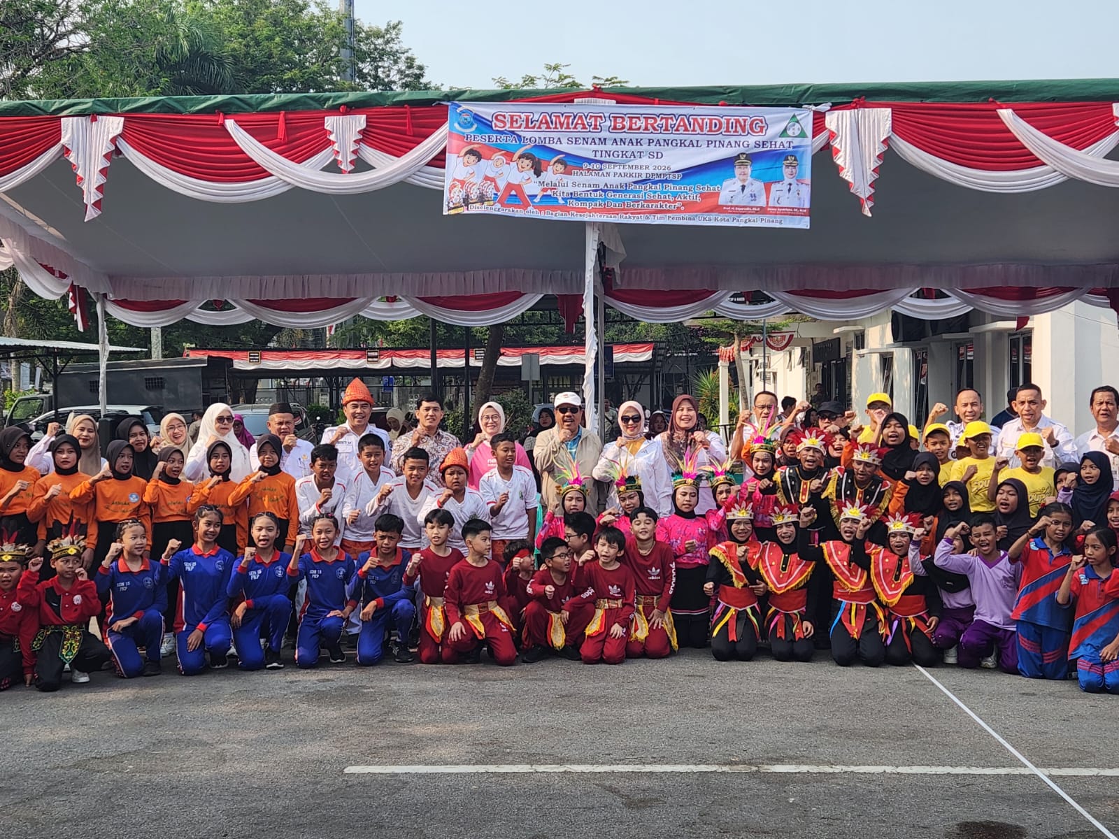 Bukan Sekadar Lomba, Senam Anak Pangkalpinang Sehat Jadi Cara Tanamkan Gaya Hidup Sehat