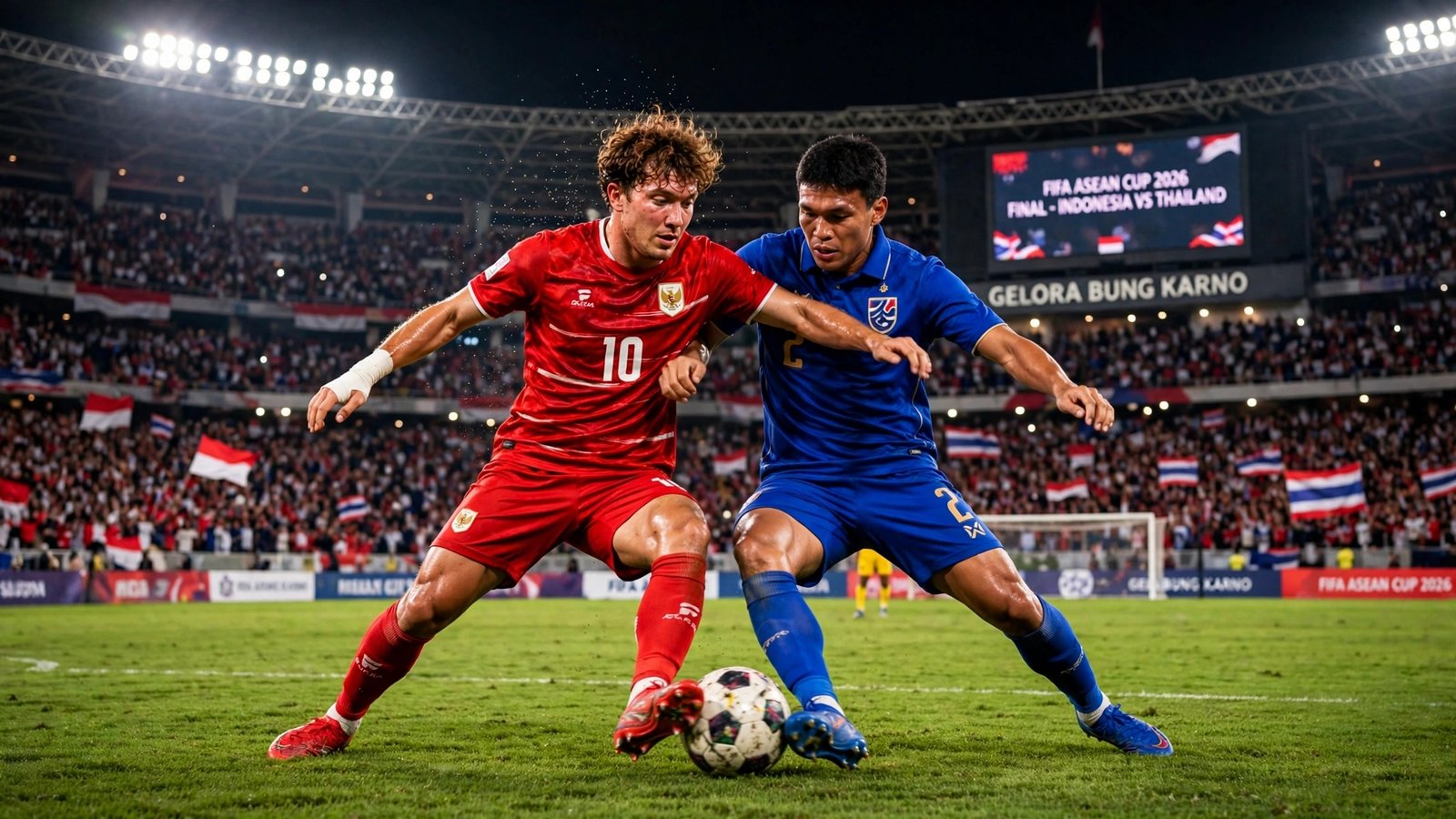 Indonesia Dominan, Thailand Masih Mengancam: Babak Pertama Final ASEAN Cup 0-0