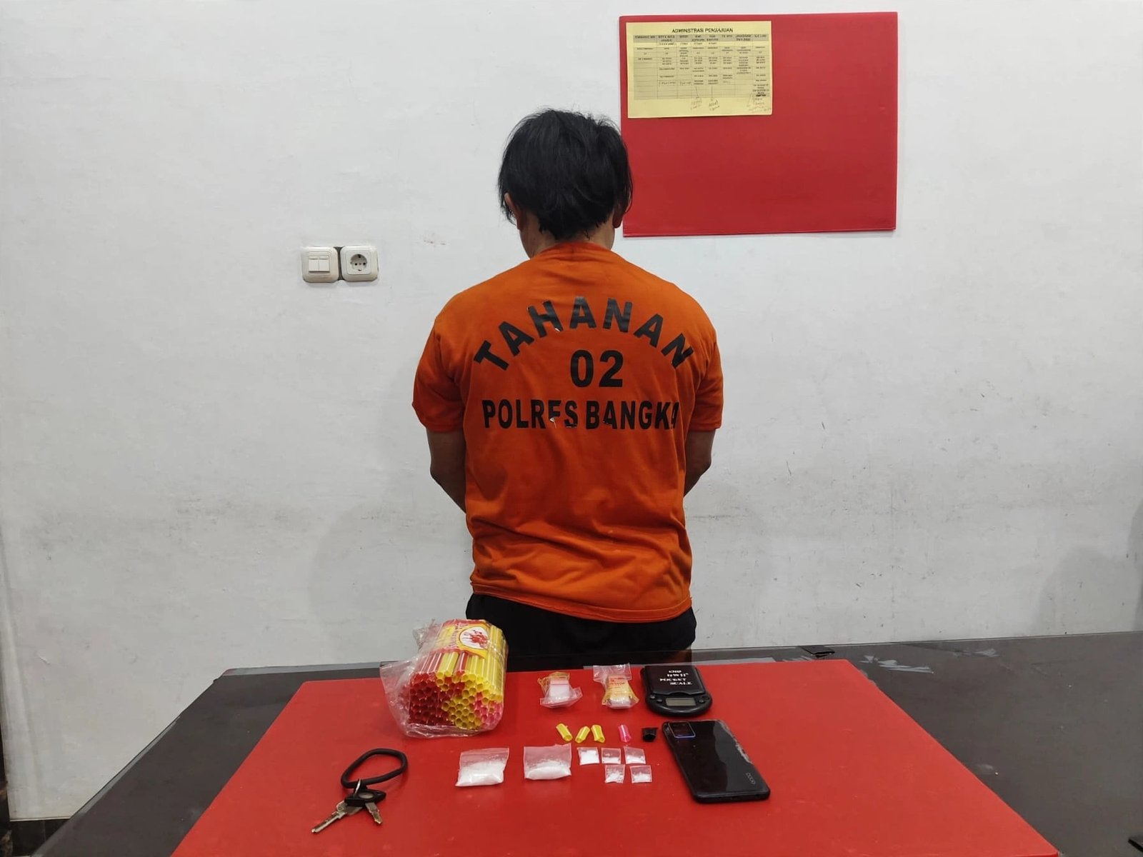 Sabu 17 Gram Ditemukan di Rumah Kontrakan Sungailiat, Pria 43 Tahun Diamankan