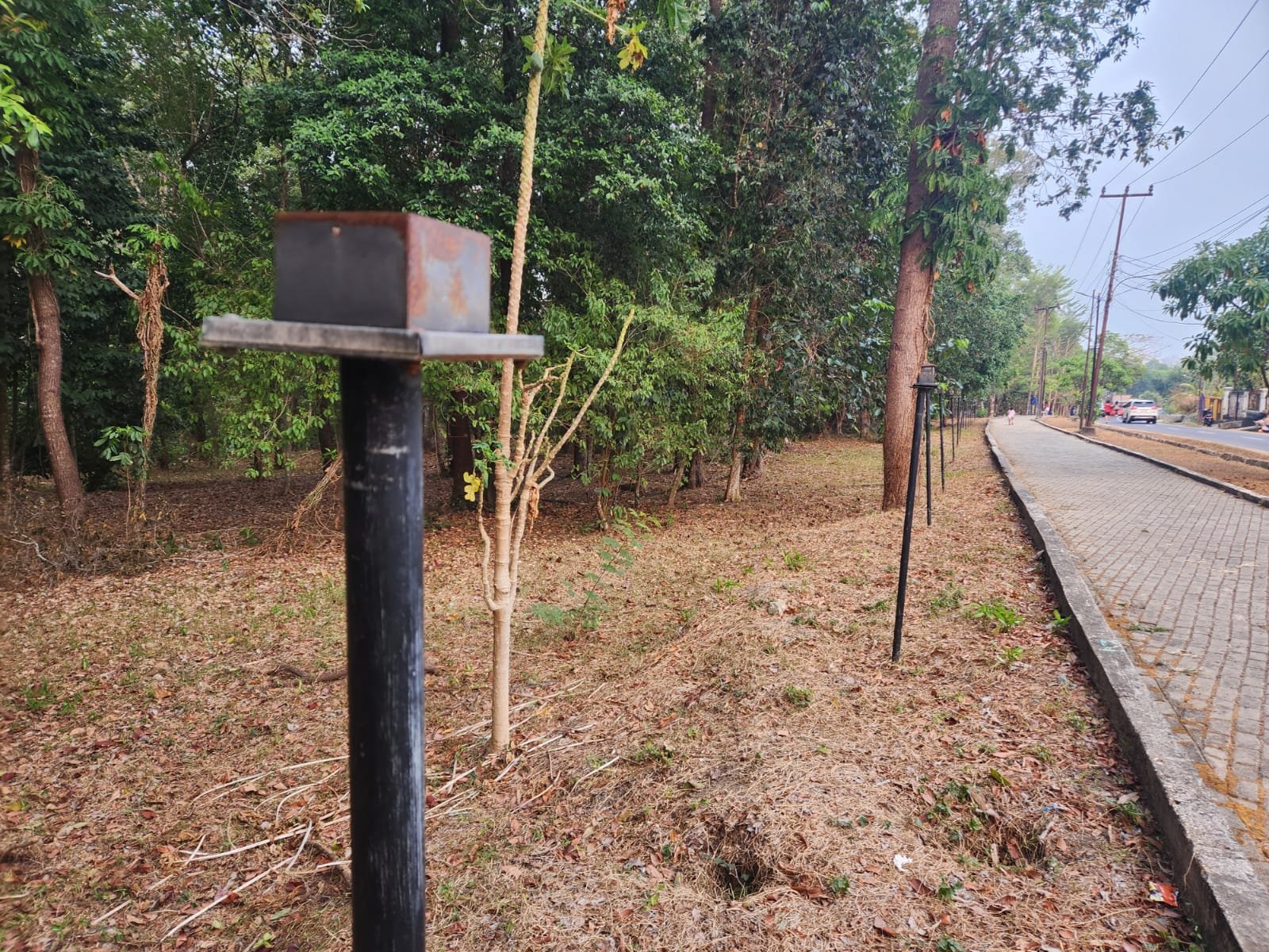Lampu Taman Hutan Kota Sungailiat Rusak, Perawatan Fasilitas Publik Dipertanyakan