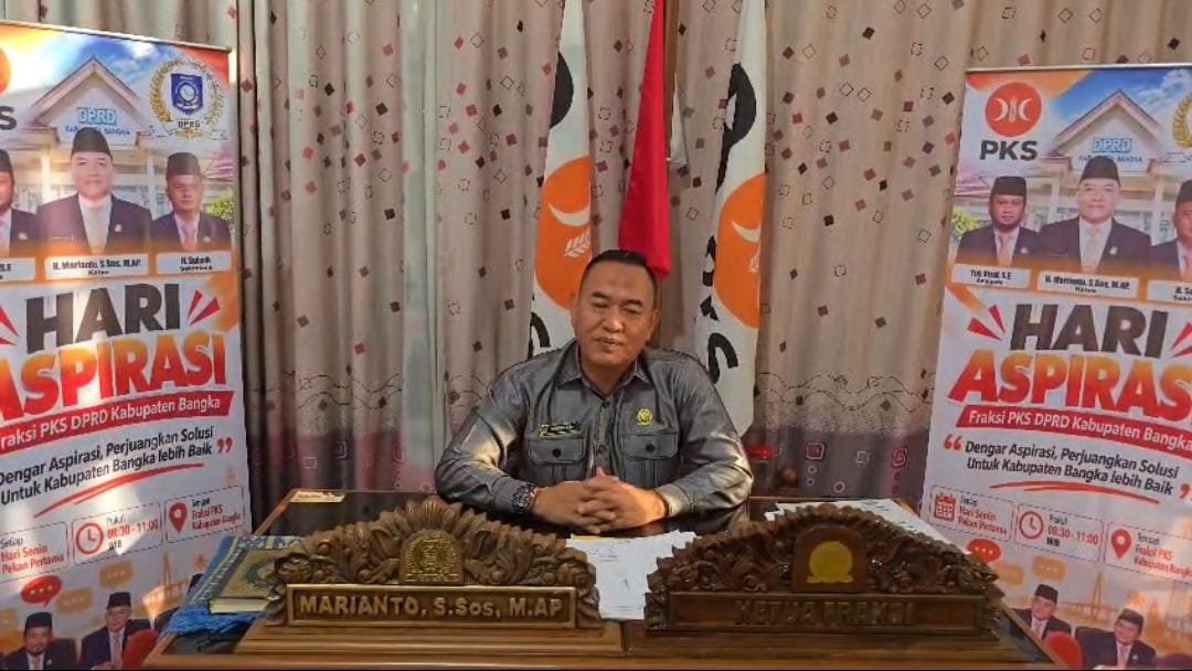 PKS Bangka Dorong Hari Aspirasi Rutin, Warga Diharapkan Punya Ruang Menyampaikan Keluhan