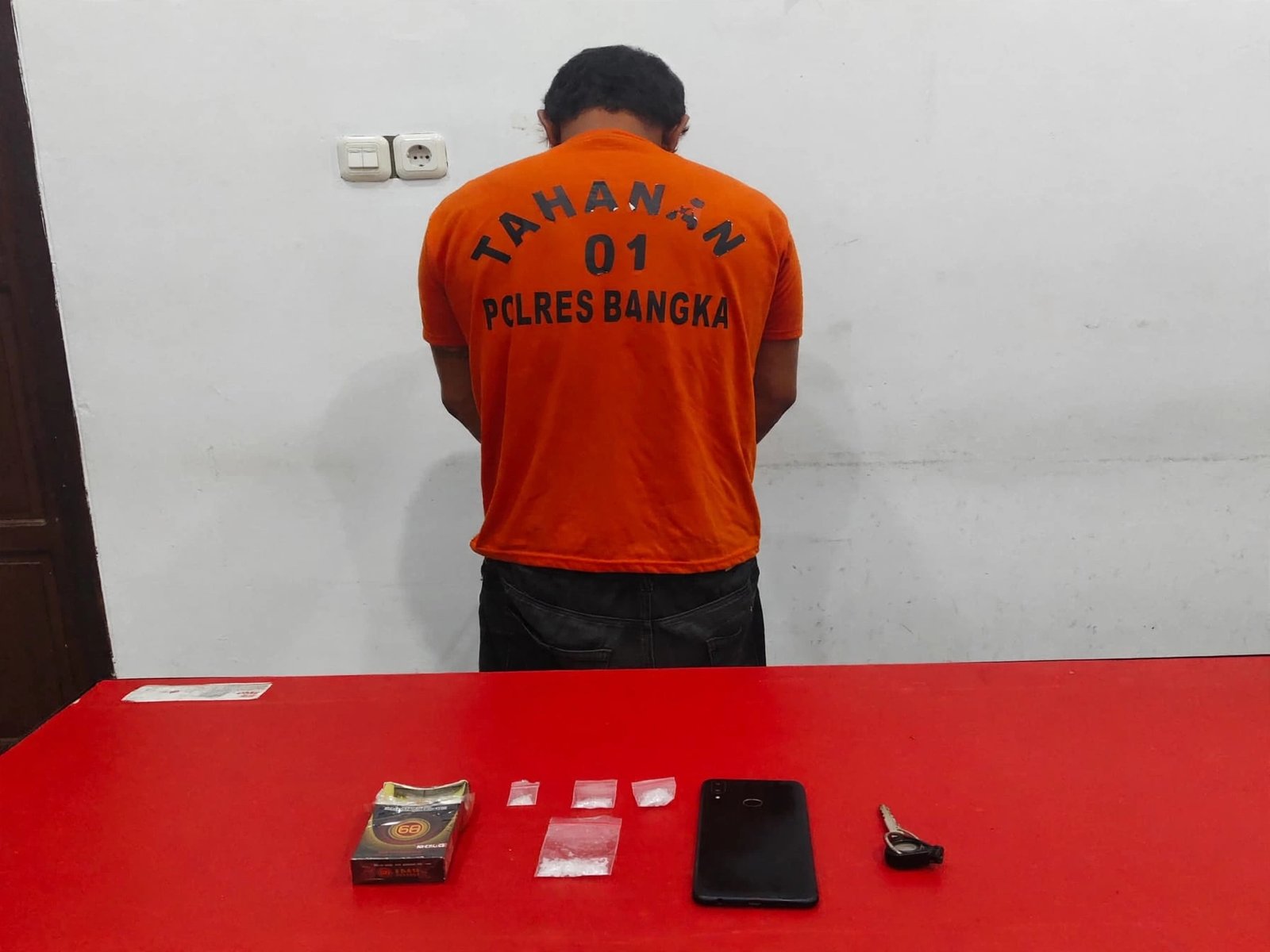 Belum Satu Jam, Dua Pria Ditangkap di Bangka; Polisi Sita 48 Gram Sabu